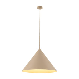 Lustră Cono din metal, salvie, mărimea XL
