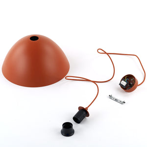 Lustră Faro 340 din metal, cărămiziu