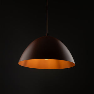Lustră Faro 340 din metal, cărămiziu