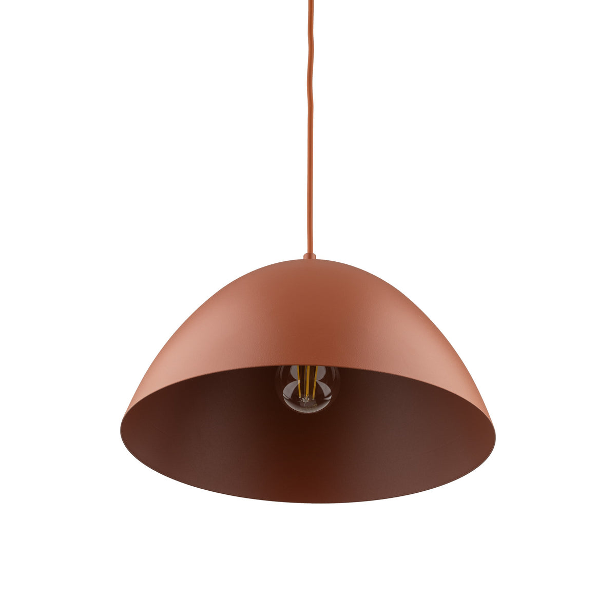 Lustră Faro 340 din metal, cărămiziu