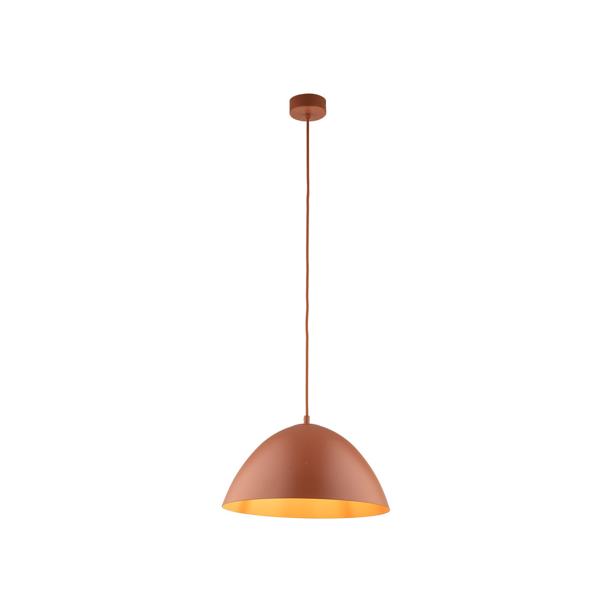 Lustră Faro 340 din metal, cărămiziu