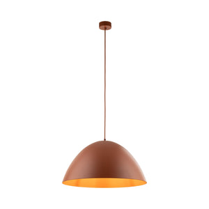 Lustră Faro 500 din metal, cărămiziu