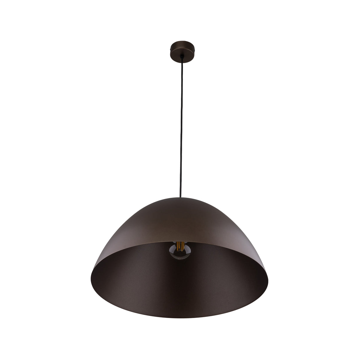 Lustră Faro 500 din metal, maro