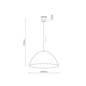 Lustră Faro 500 din metal, salvie