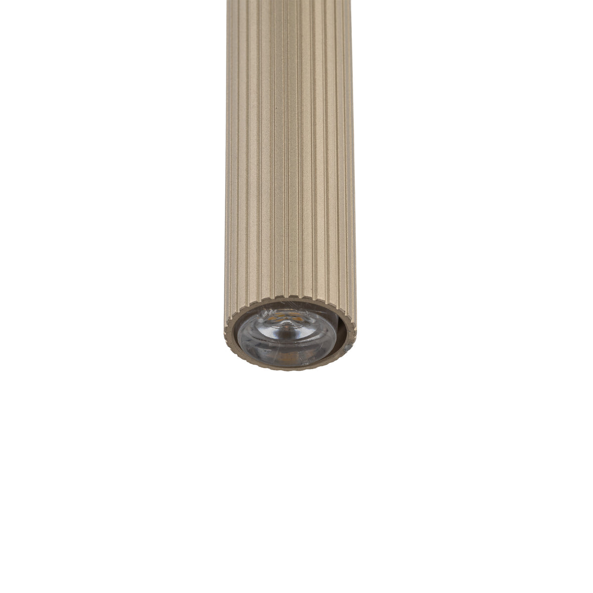 Lustră Ferro 500 din aluminiu, salvie șampanie