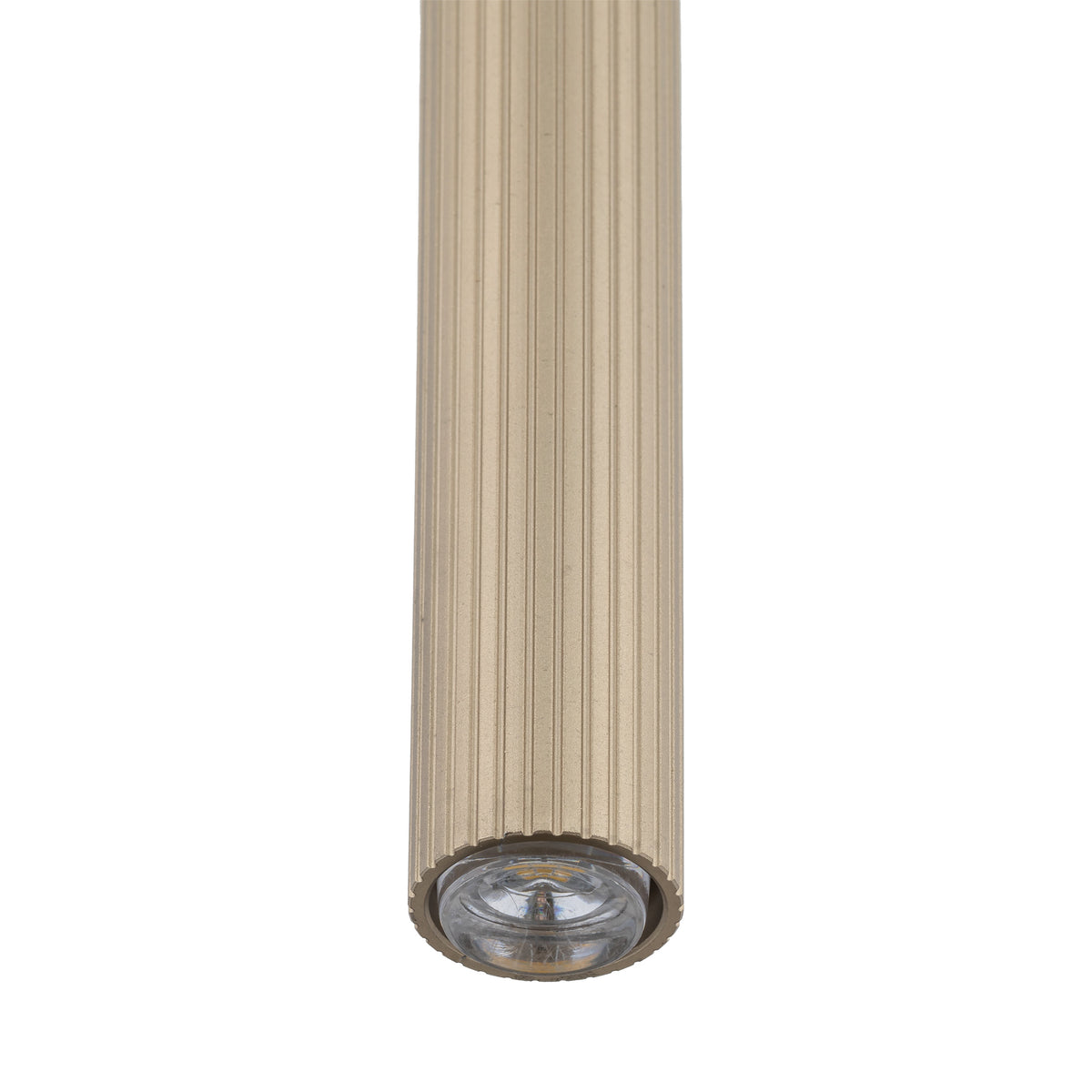 Lustră Ferro 750 din aluminiu, salvie șampanie