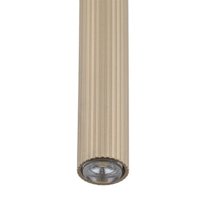 Lustră Ferro 750 din aluminiu, salvie șampanie