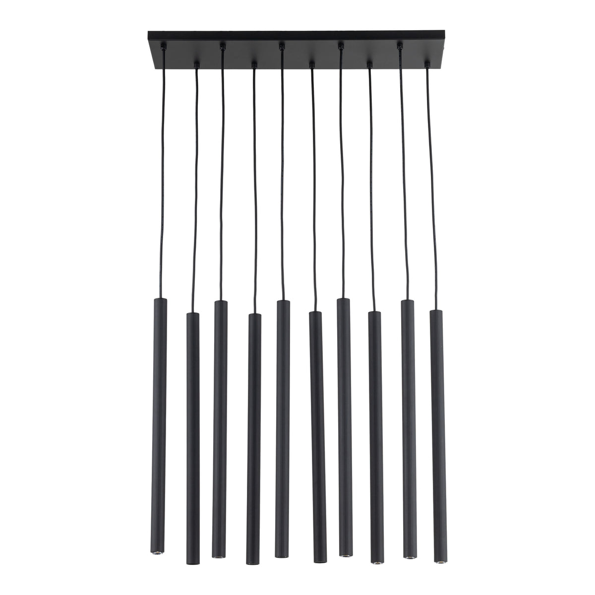 Lustră Ferro pe bară, negru