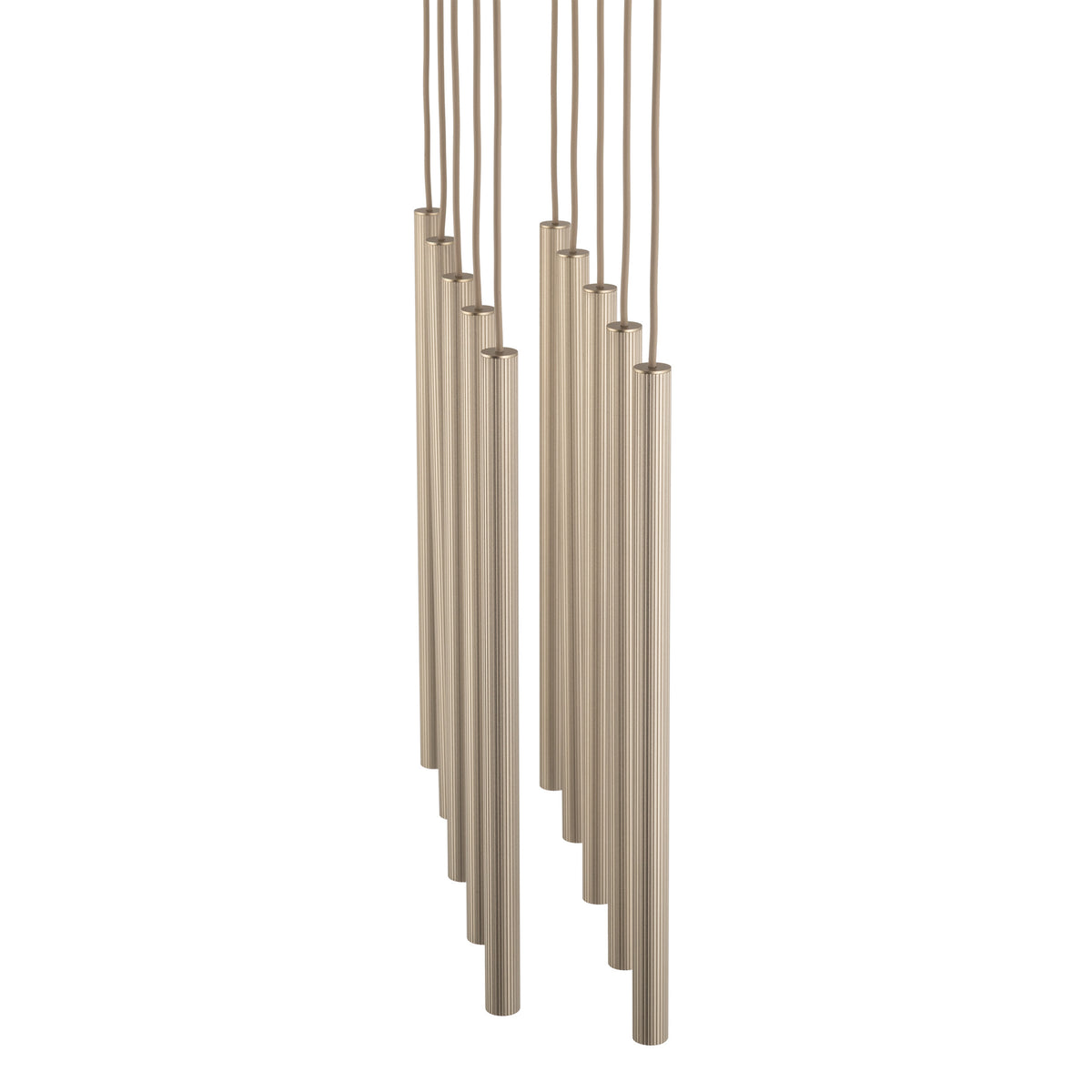Lustră Ferro pe bară, salvie șampanie