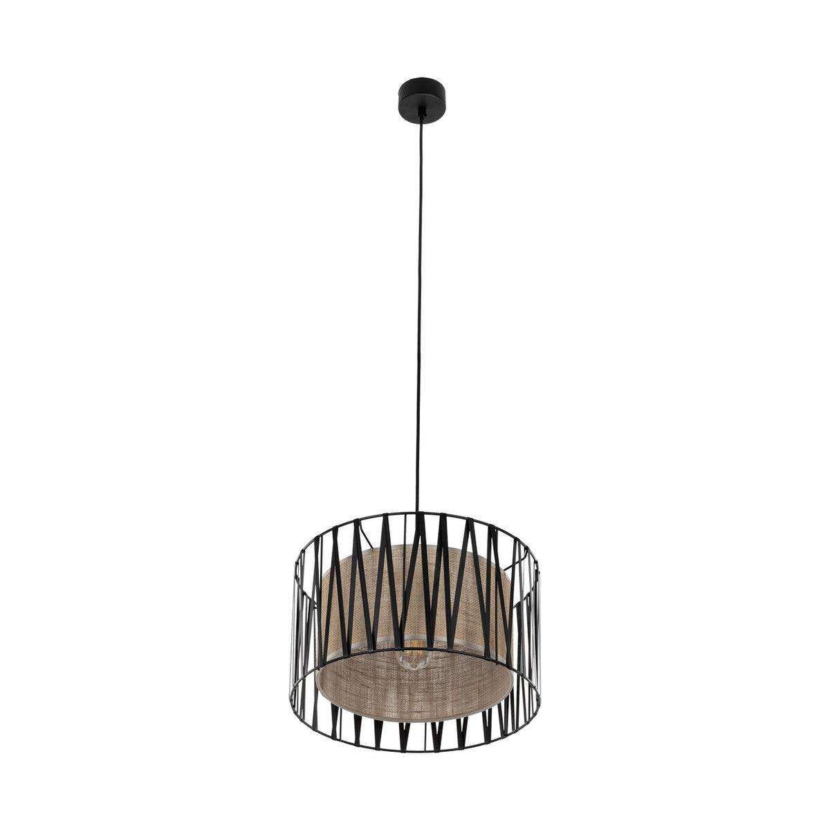 Lustră Harmony cu 1 bec, natur