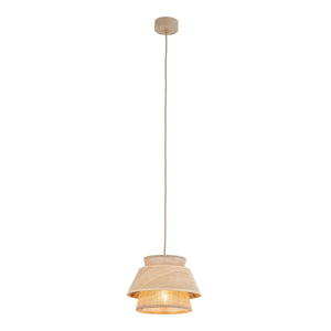 Lustră Kalum cu 1 bec, lemn, Diametru 240 mm