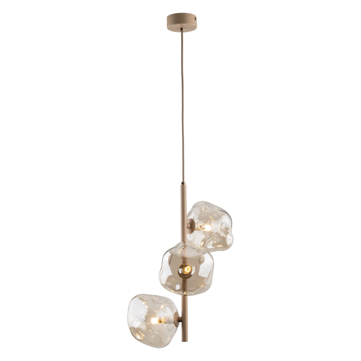 Lava nisip cu 3 globuri, din lateral