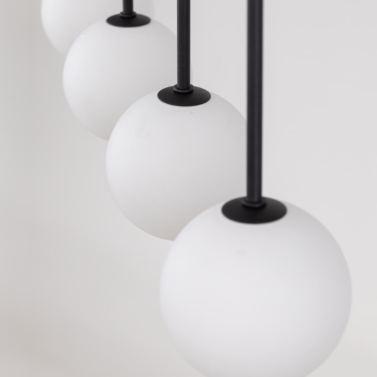 Lustră Martin, negru, 4 becuri