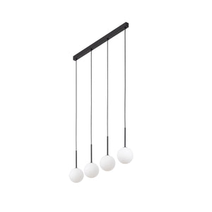 Lustră Martin, negru, 4 becuri