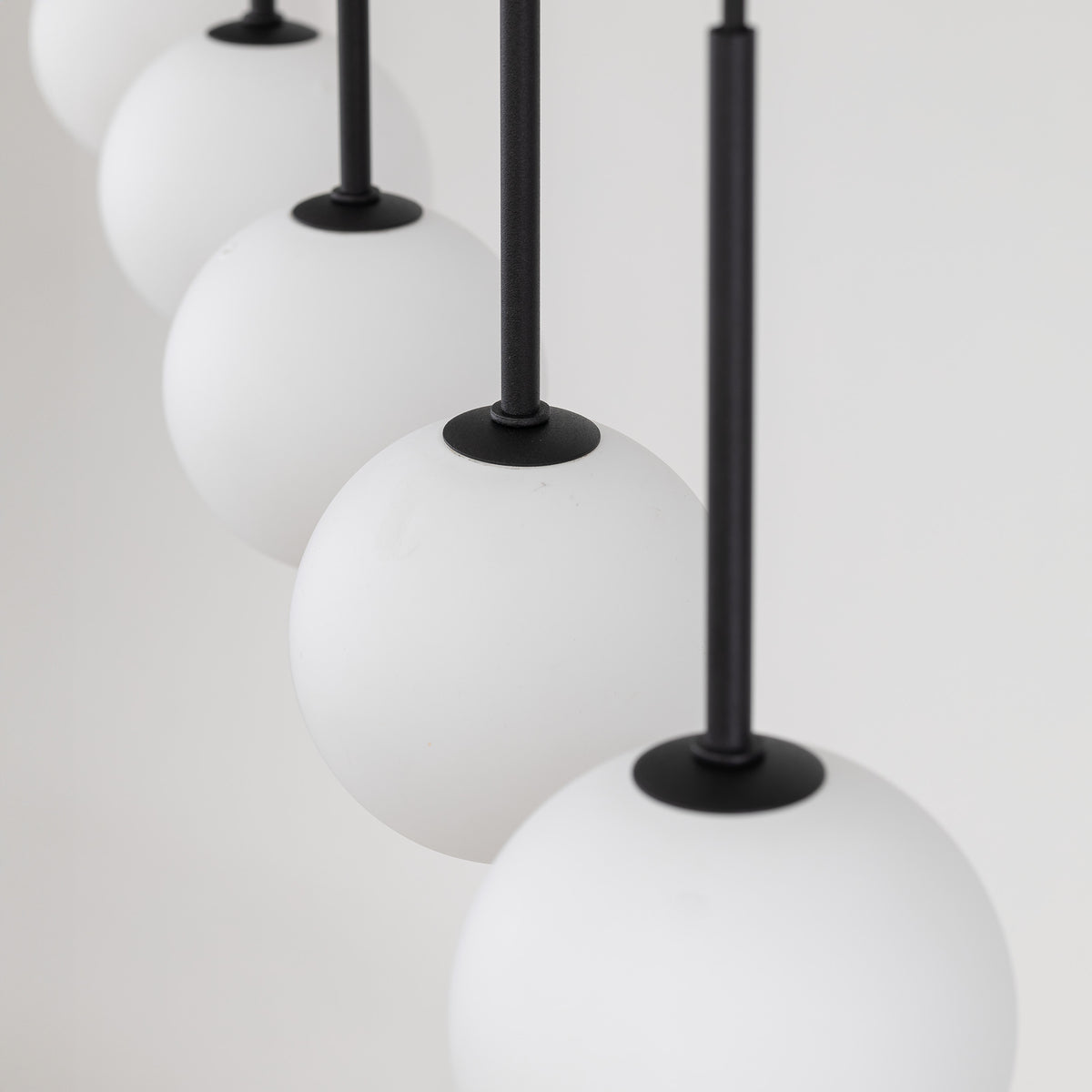 Lustră Martin, negru, 6 becuri