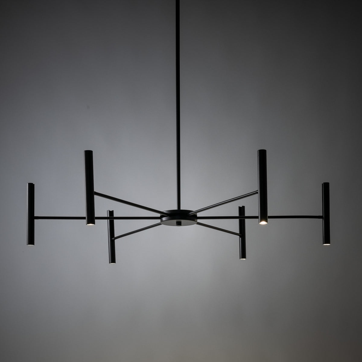 Lustră Niva, negru, 30 W