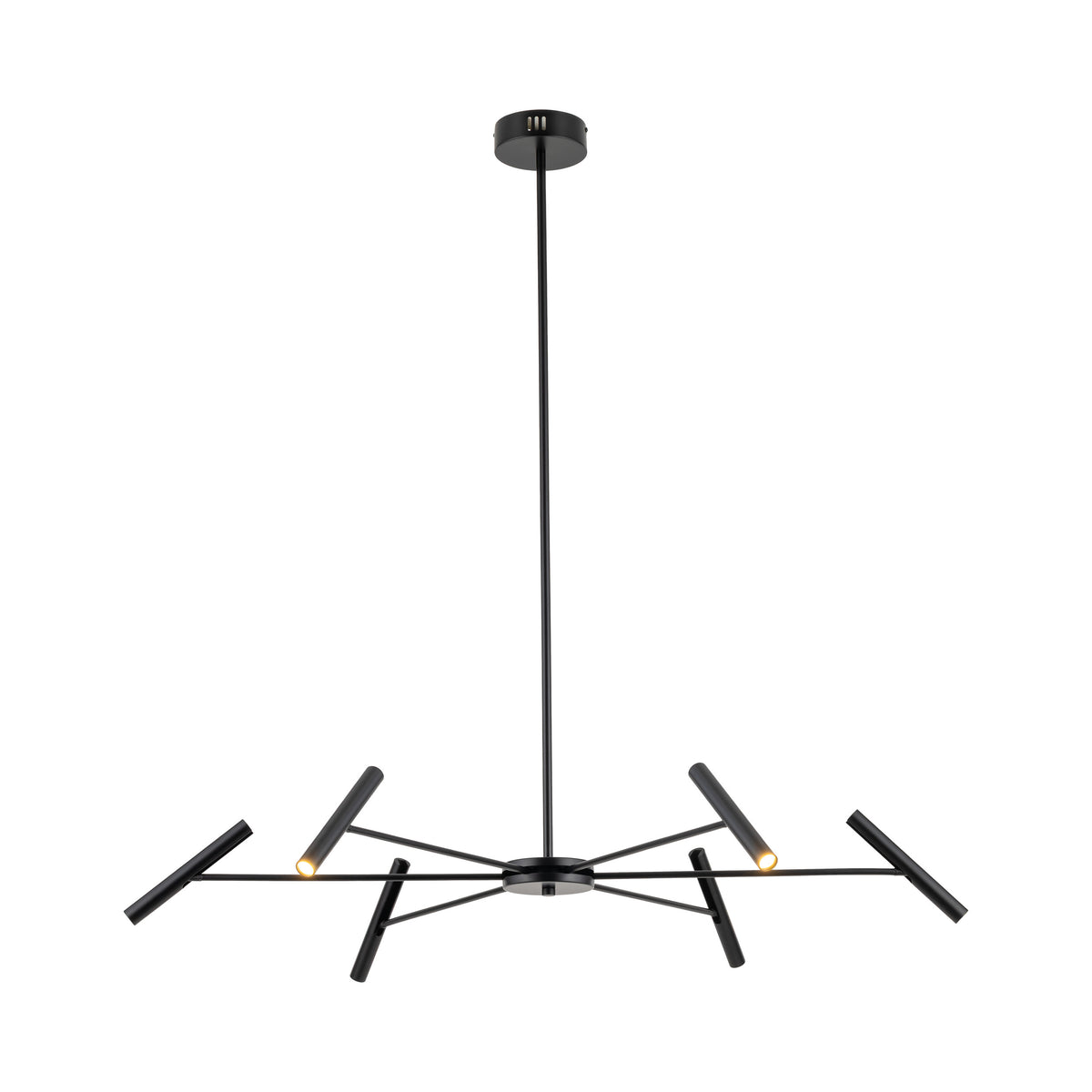 Lustră Niva, negru, 30 W