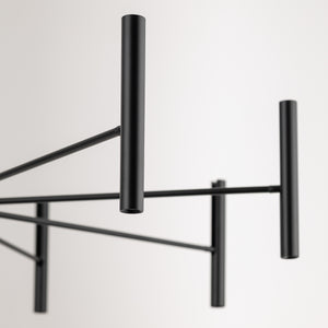 Lustră Niva, negru, 40 W