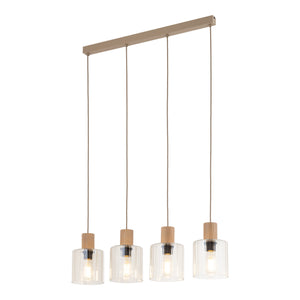 Lustră Sierra, coniac, 4 becuri