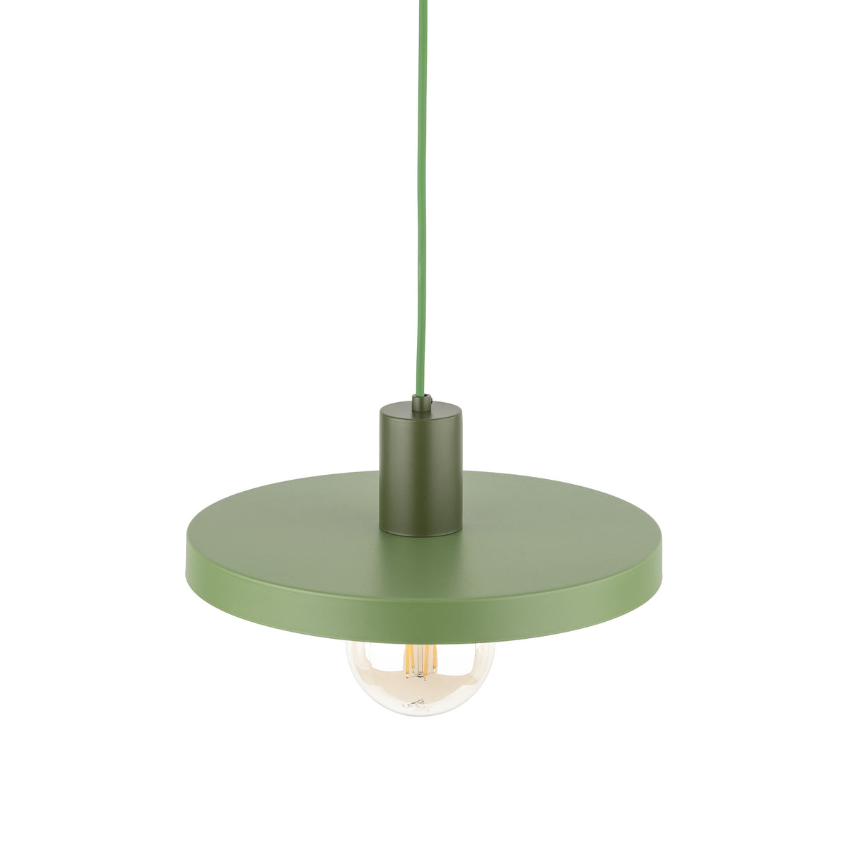 Lustră Sila Peapod 300, verde, 300 × 300 × 1450 mm