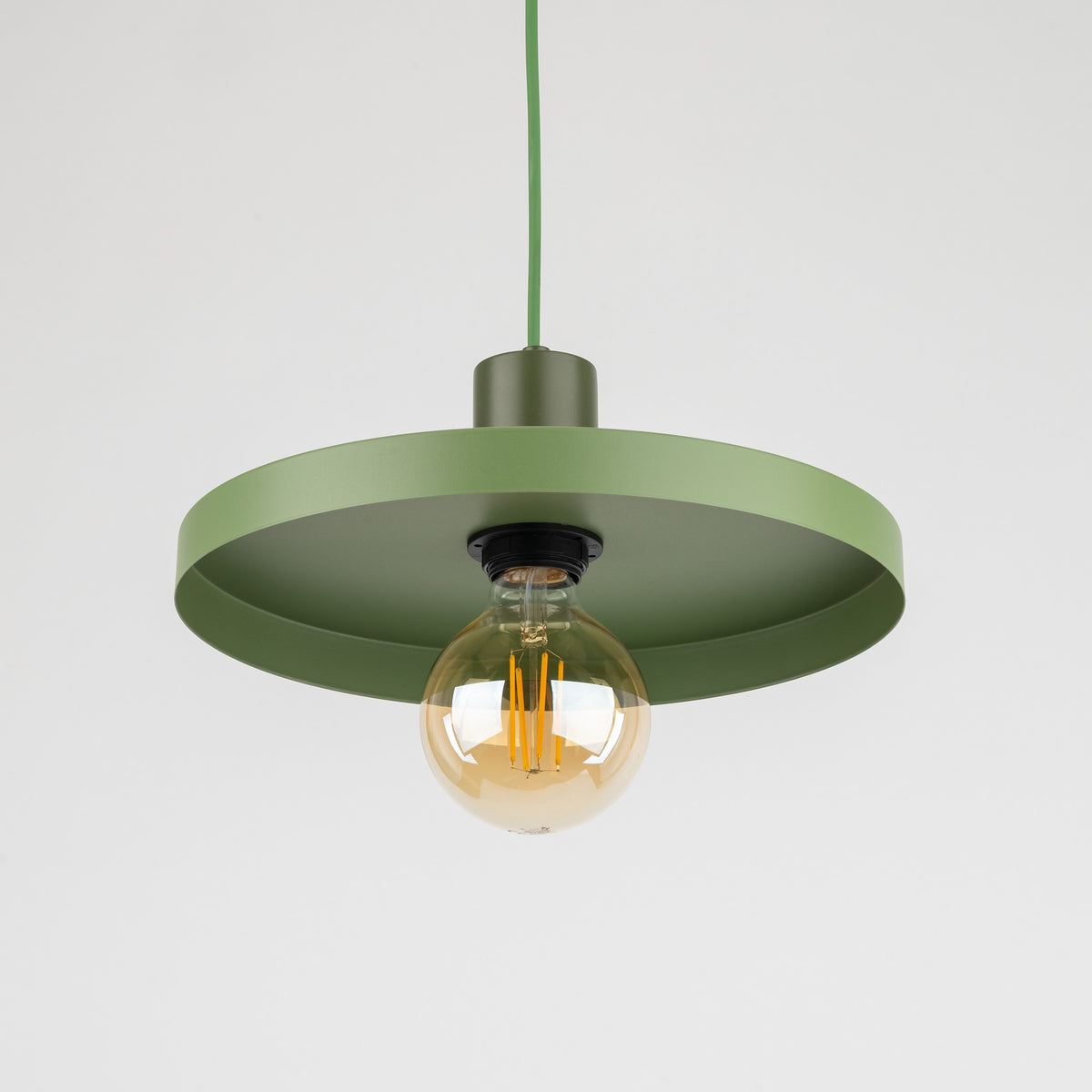 Lustră Sila Peapod 300, verde, 300 × 300 × 1450 mm