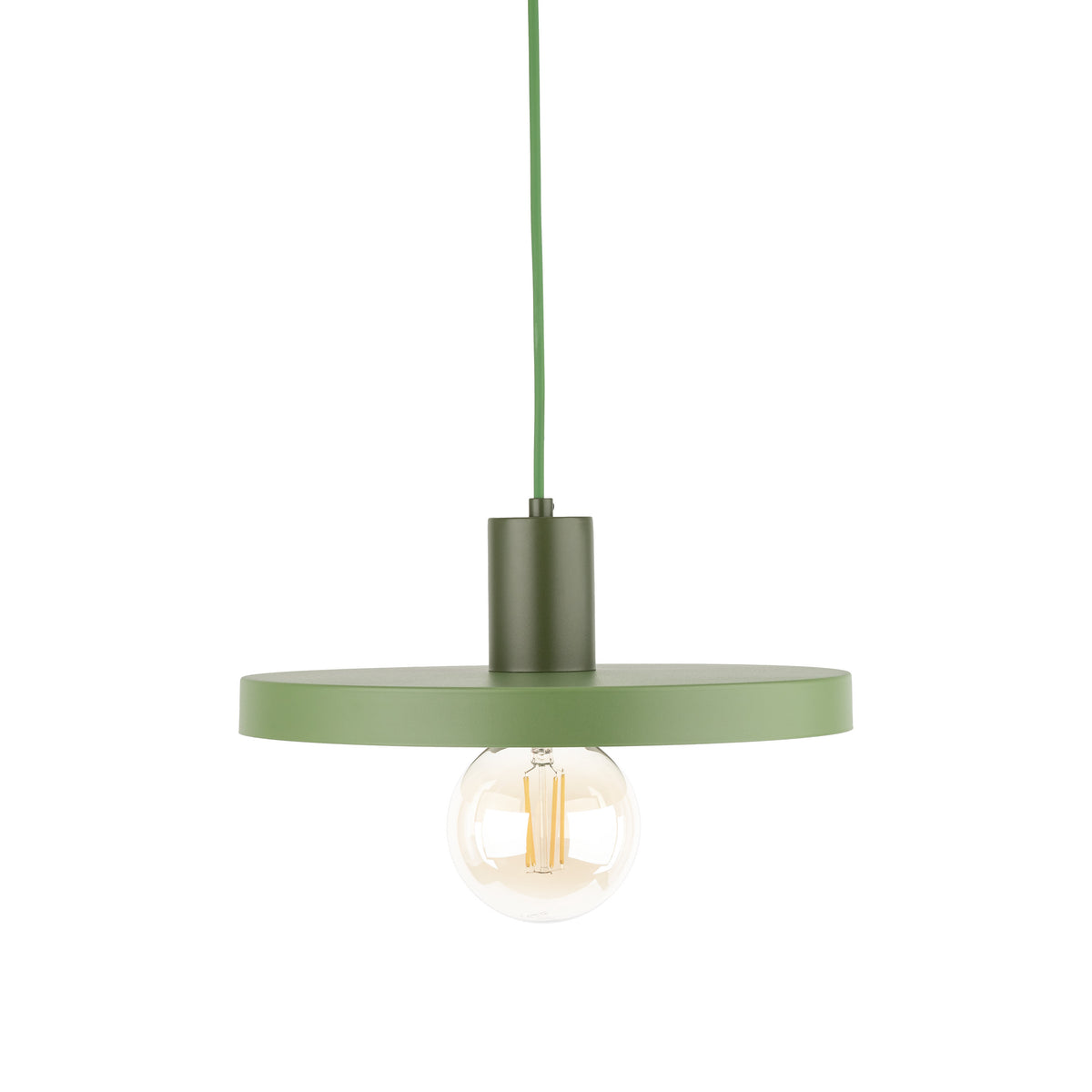Lustră Sila Peapod 300, verde, 300 × 300 × 1450 mm