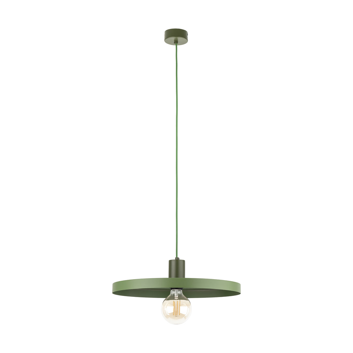 Lustră Sila Peapod 300, verde, 400 × 400 × 1450 mm