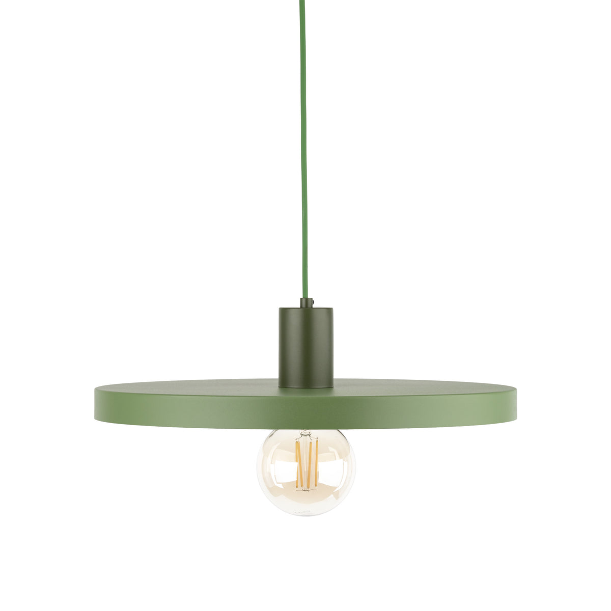Lustră Sila Peapod 300, verde, 400 × 400 × 1450 mm