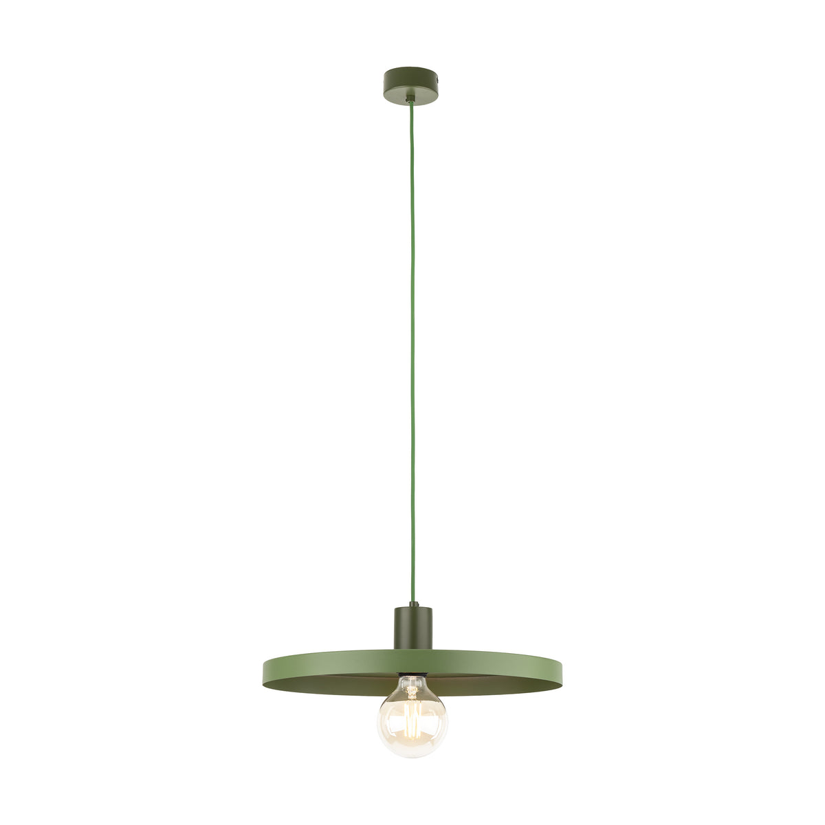Lustră Sila Peapod 300, verde, 400 × 400 × 1450 mm