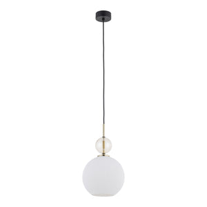 Lustră Sophia Big, coniac și alb, Big, diametru 180 mm, înălțime 1550 mm