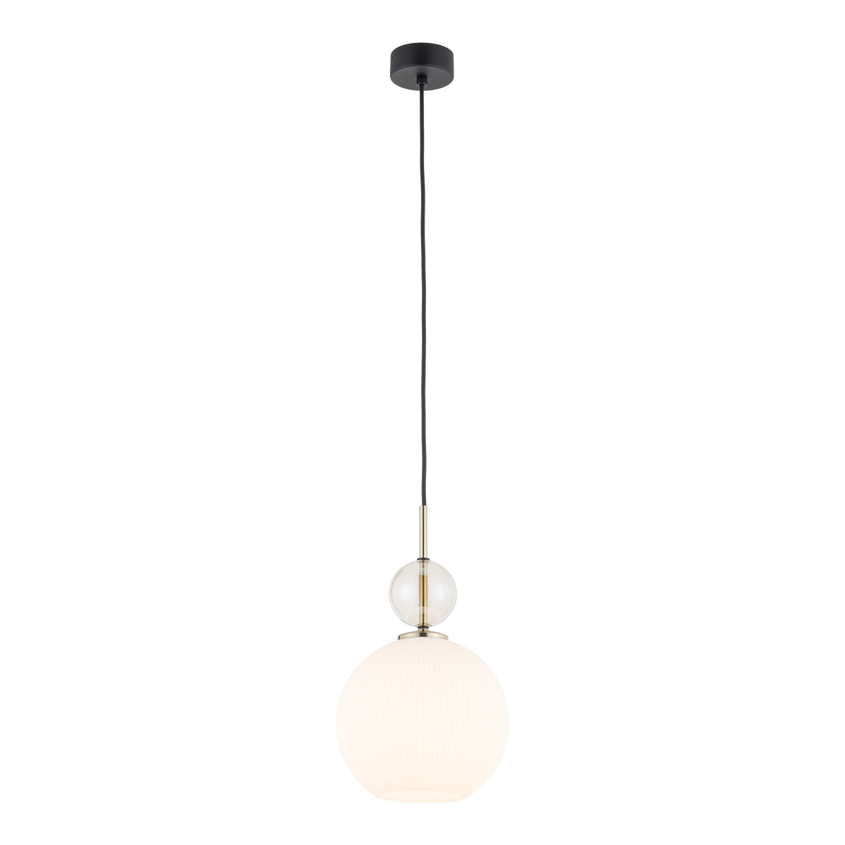 Lustră Sophia Big, coniac și alb, Big, diametru 180 mm, înălțime 1550 mm