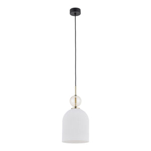 Lustră Sophia Big, coniac și alb, Big, diametru 180 mm, înălțime 1600 mm