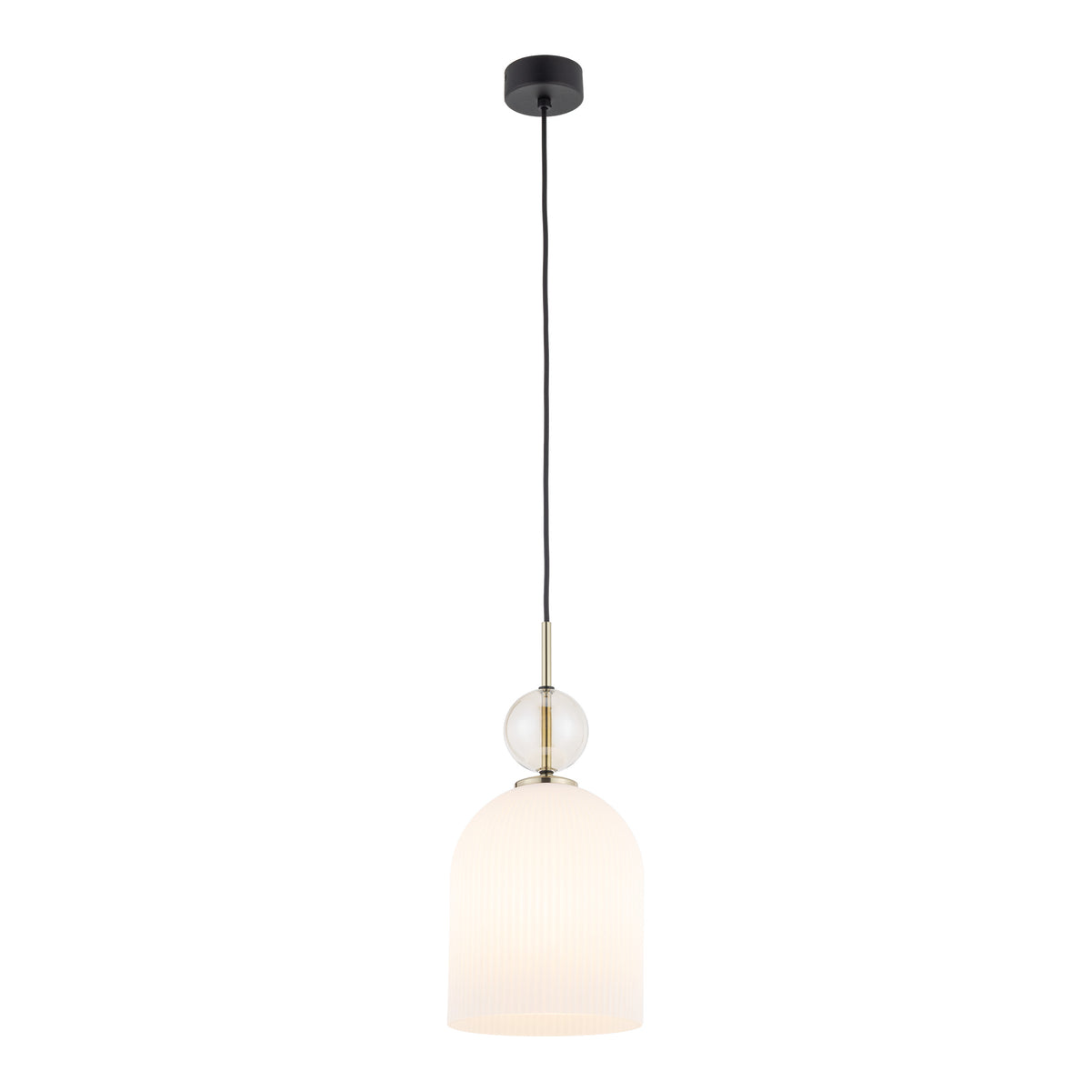 Lustră Sophia Big, coniac și alb, Big, diametru 180 mm, înălțime 1600 mm