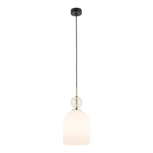Lustră Sophia Big, coniac și alb, Big, diametru 180 mm, înălțime 1600 mm