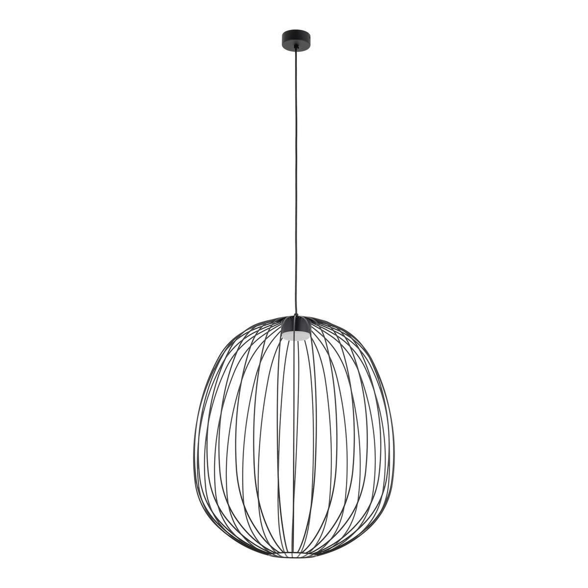 Lustră Sphera din oțel, negru, mărimea L