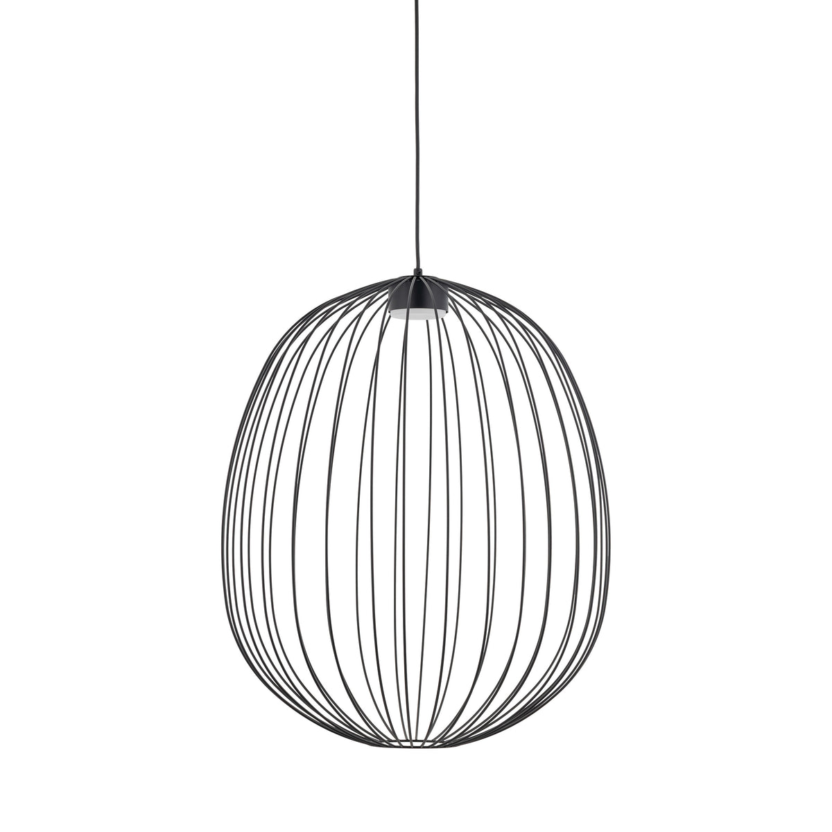Lustră Sphera din oțel, negru, mărimea L