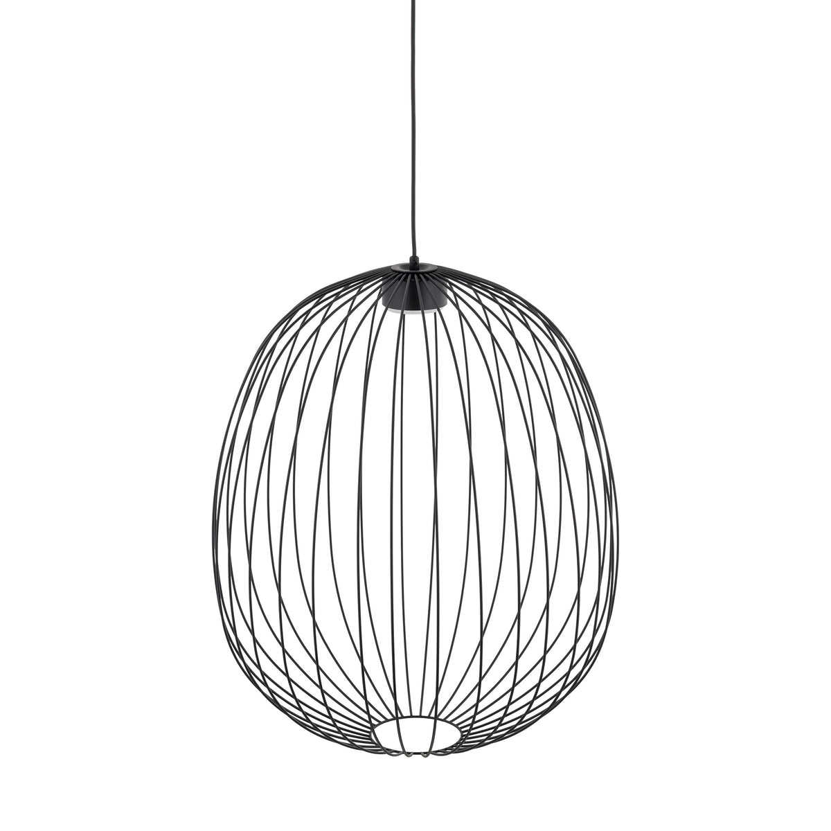 Lustră Sphera din oțel, negru, mărimea L