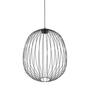 Lustră Sphera din oțel, negru, mărimea L