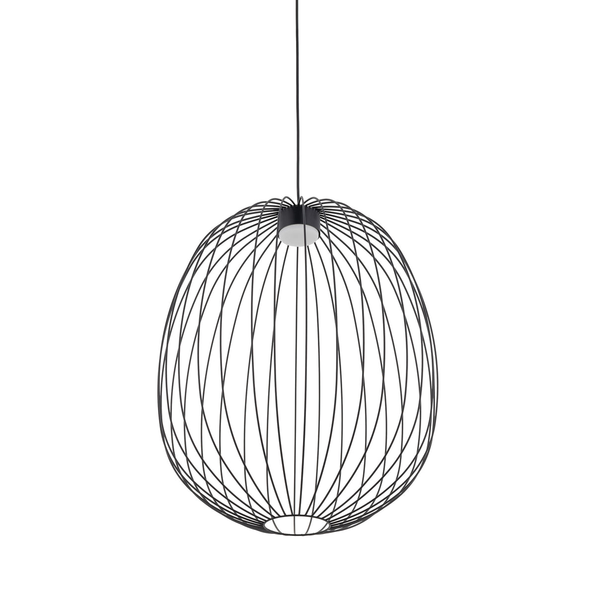 Lustră Sphera din oțel, negru, mărimea L