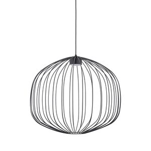 Lustră Sphera din oțel, negru, mărimea M