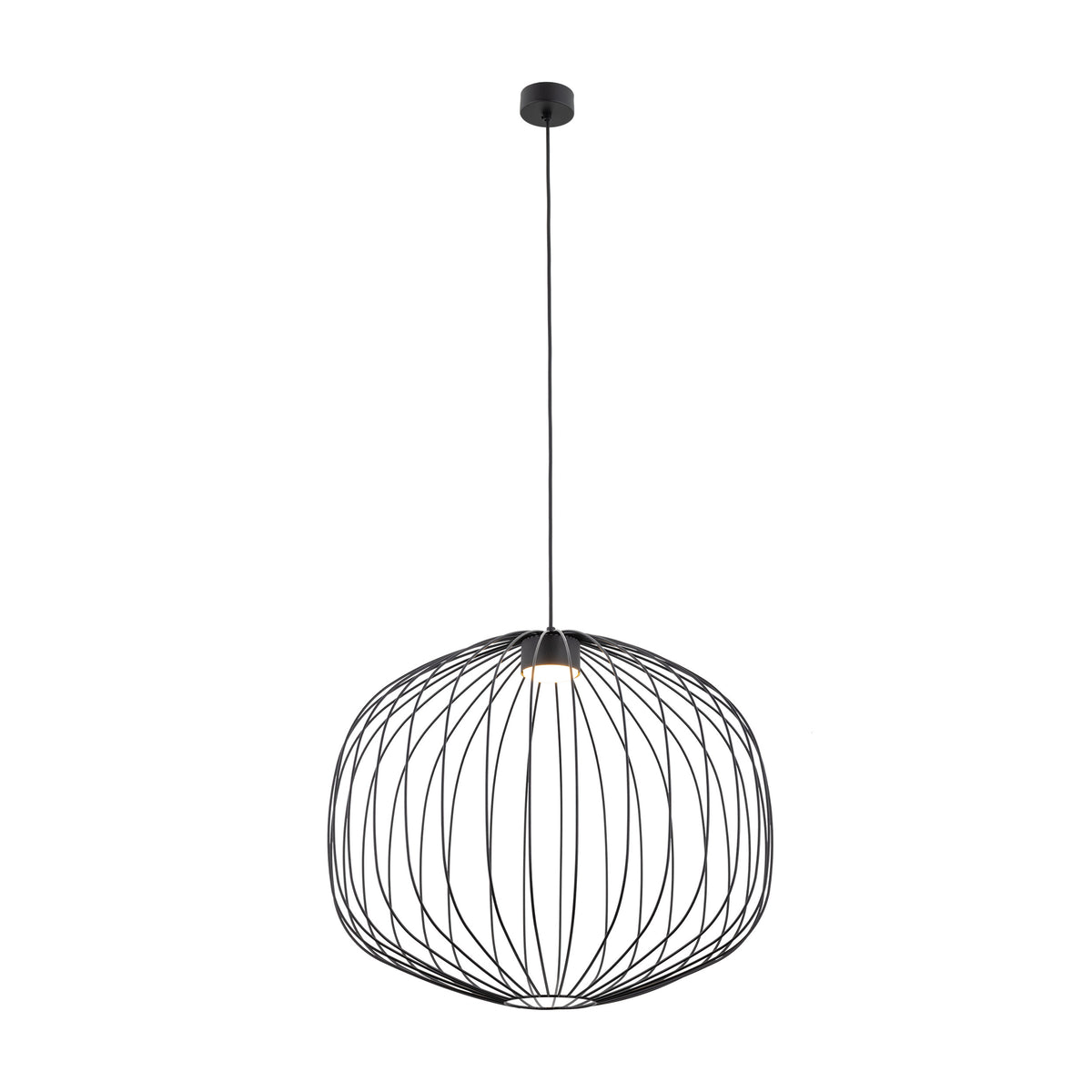 Lustră Sphera din oțel, negru, mărimea M