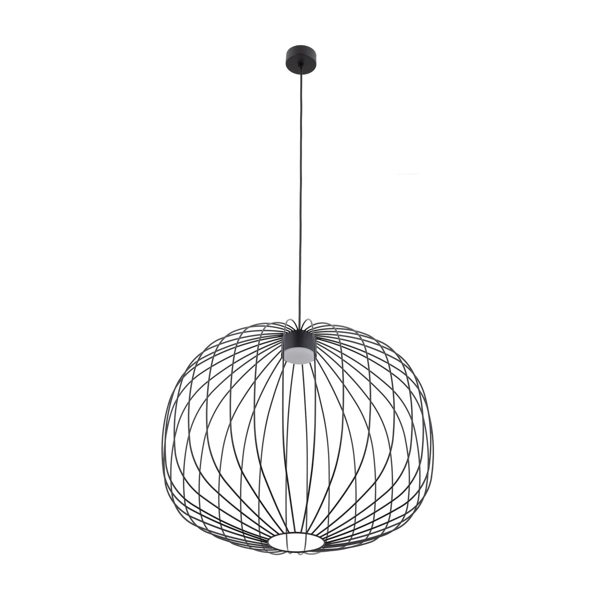 Lustră Sphera din oțel, negru, mărimea M