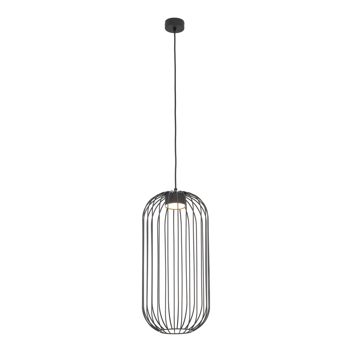 Lustră Sphera din oțel, negru, mărimea S