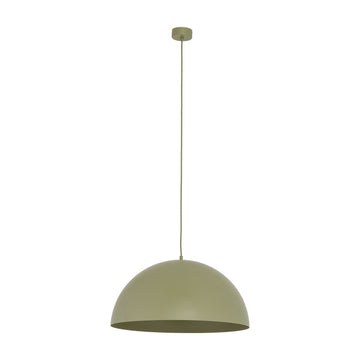 Lustră Titan semisferică din metal, oliv