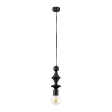 Lustră Tower din metal, negru