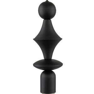 Lustră Tower din metal, negru