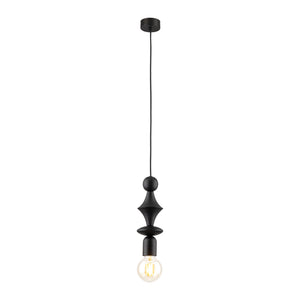 Lustră Tower din metal, negru