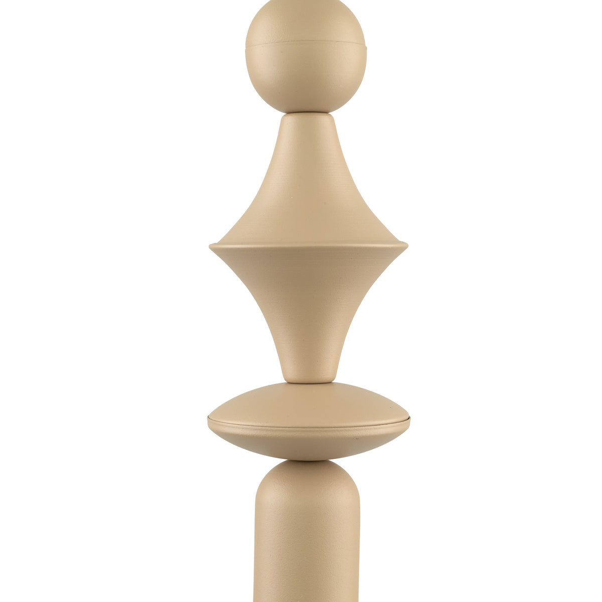 Lustră Tower din metal, salvie