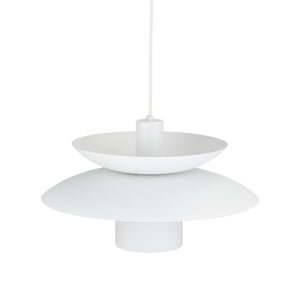 Lustră Verado din sticlă, alb