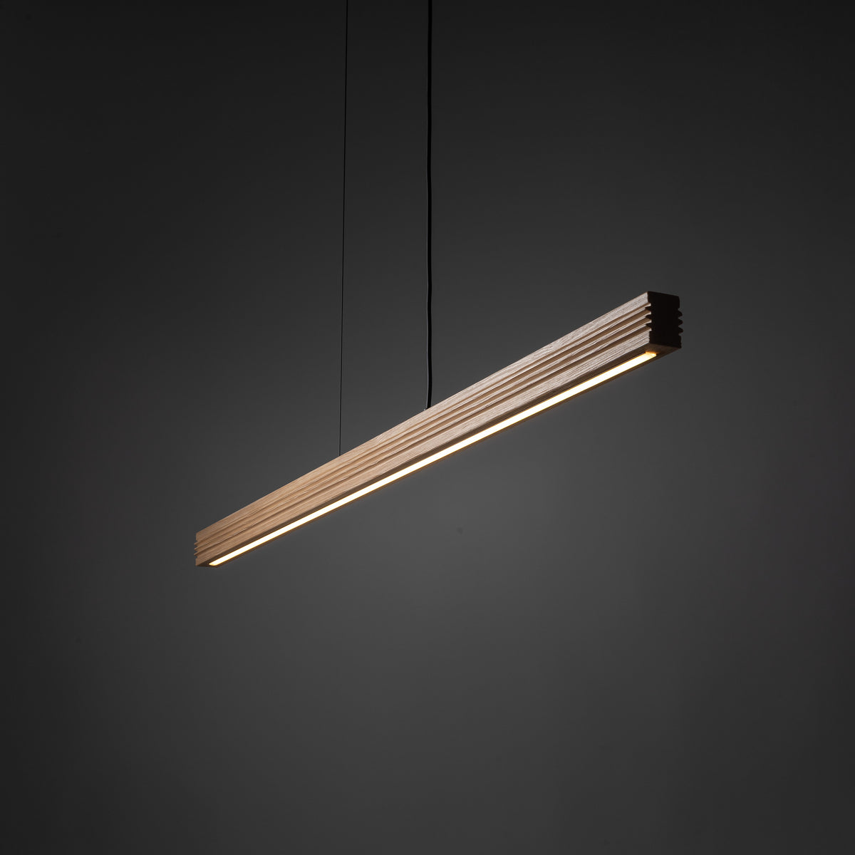 Lustră Viga din lemn, lemn pin periat îmbătrânit, Lungime 1205 mm, lățime 50 mm